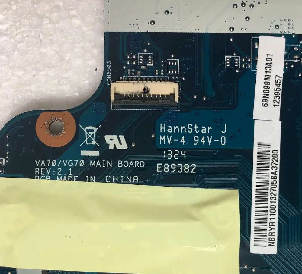 Материнская плата NB.RYR11.001 NBRYR11001 для ноутбука acer V3 771 материнская VA70/VG70 100%