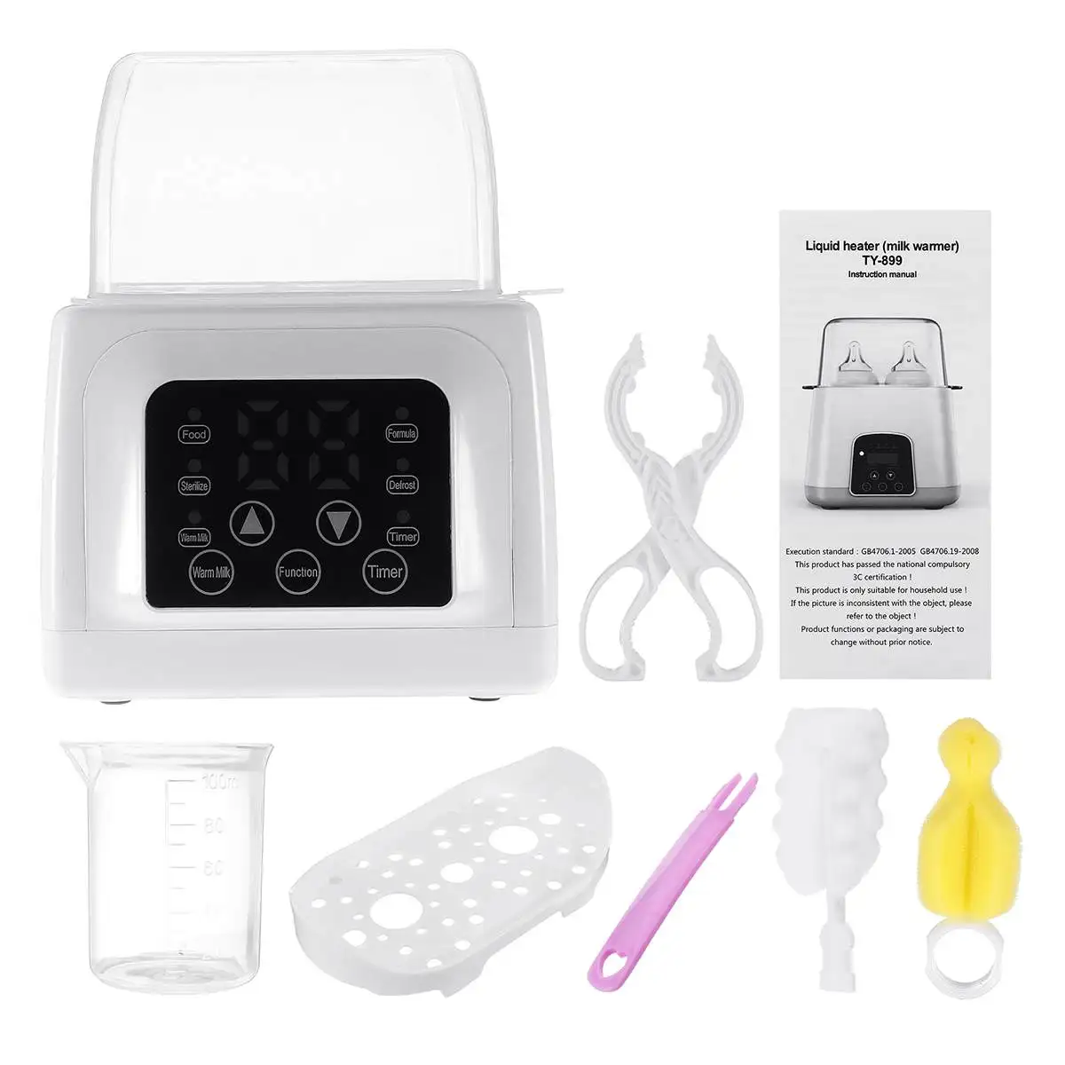 

New 4 in 1 Multi-function Automatic Intelligent Thermostat Baby Bottle Warmers Bottle Disinfection Fast Warm Milk & Sterilizers