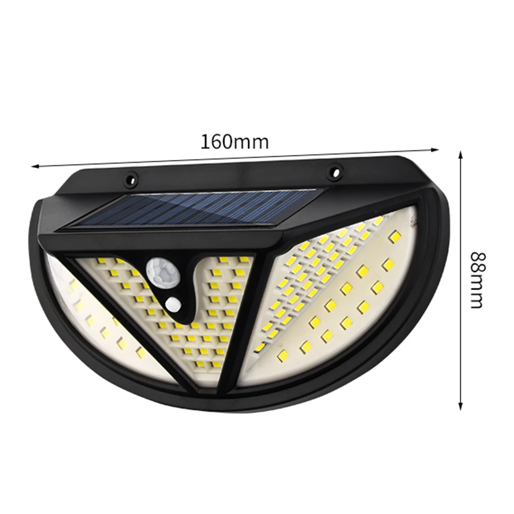 

ALLOET 118LED/117COB Solar Powered Waterproof Outdoor Light Human Motion Sensor Wall Light Garden Courtyard Lighting Street Lamp