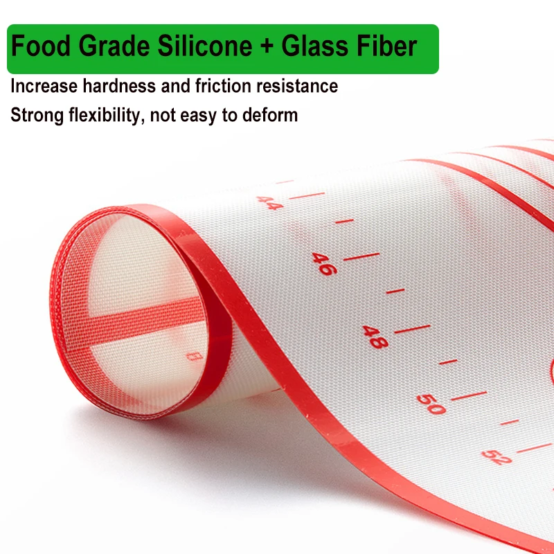 Многоразмерный силиконовый коврик для выпечки лист очень большой раскатки теста