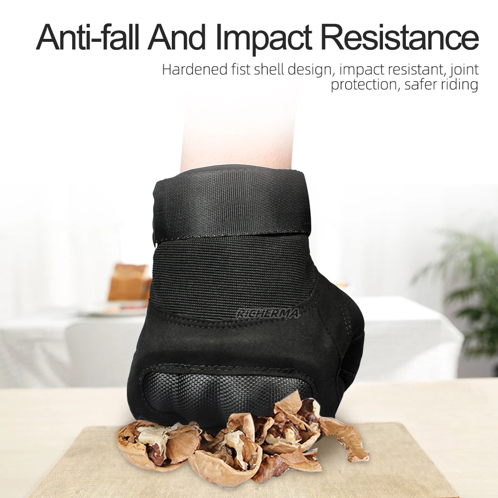 Мотоциклетные Перчатки с закрытыми пальцами защитные перчатки твердым корпусом