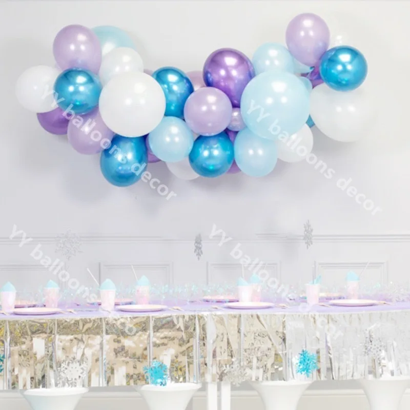 Детский праздник 2021 Сделай Сам Рождество синий белый Снежинка фотография День