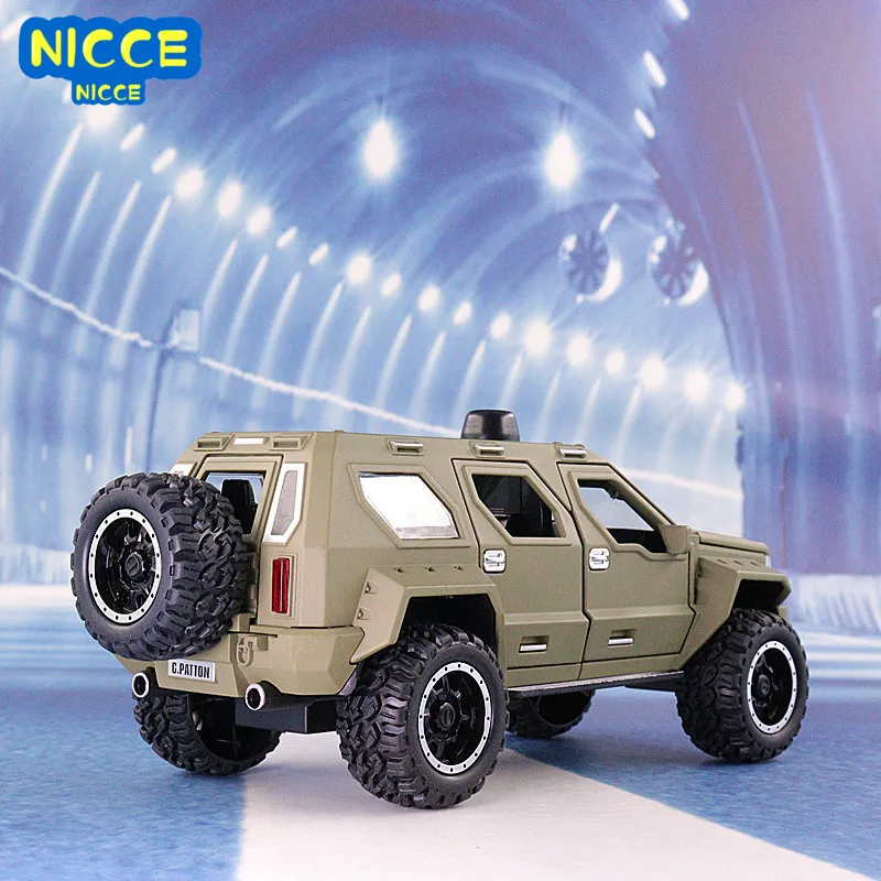 Nicce 1:24 модель автомобиля George Barton бронированный автомобиль со звуком легким