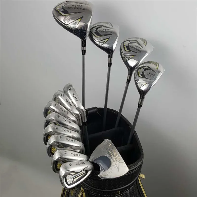 Men's Golf Clubs HONMA BEZEAL 525 Complete Set HONMA Golf Driver+Fairway Wood+Irons+Putter/13Pcs Graphite Golf Shaft ( No Bag）