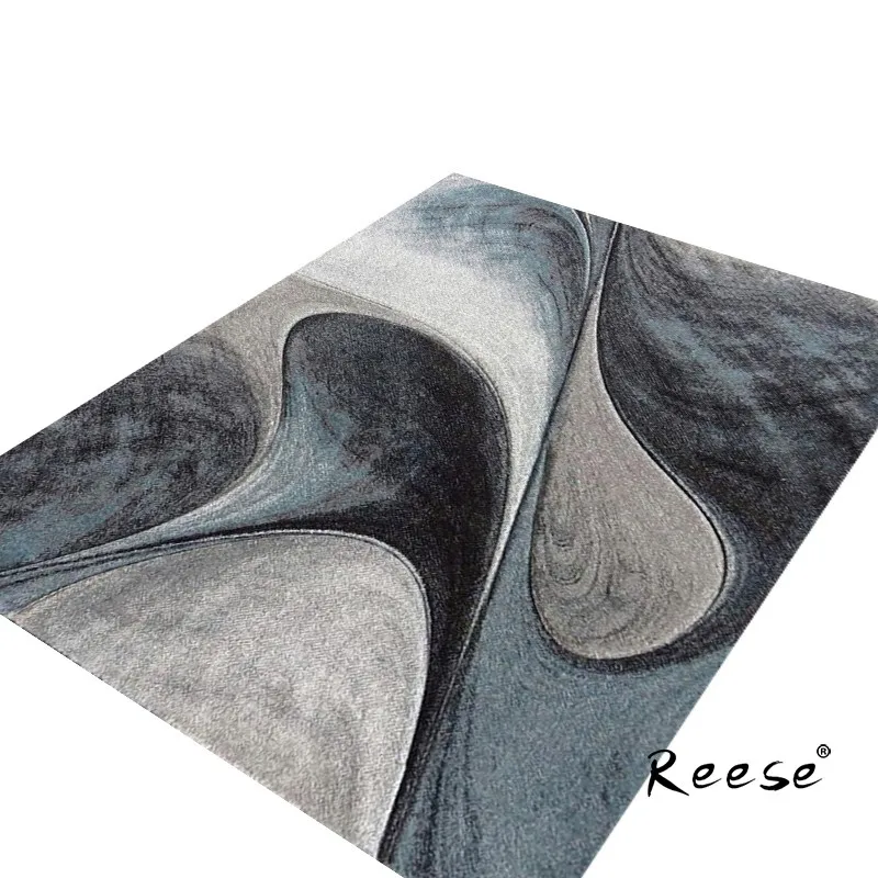 

Домашний коврик из искусственного флиса Reese, коврик в гостиной, безопасное, качественное украшение для защиты пола, противоскользящее покры...