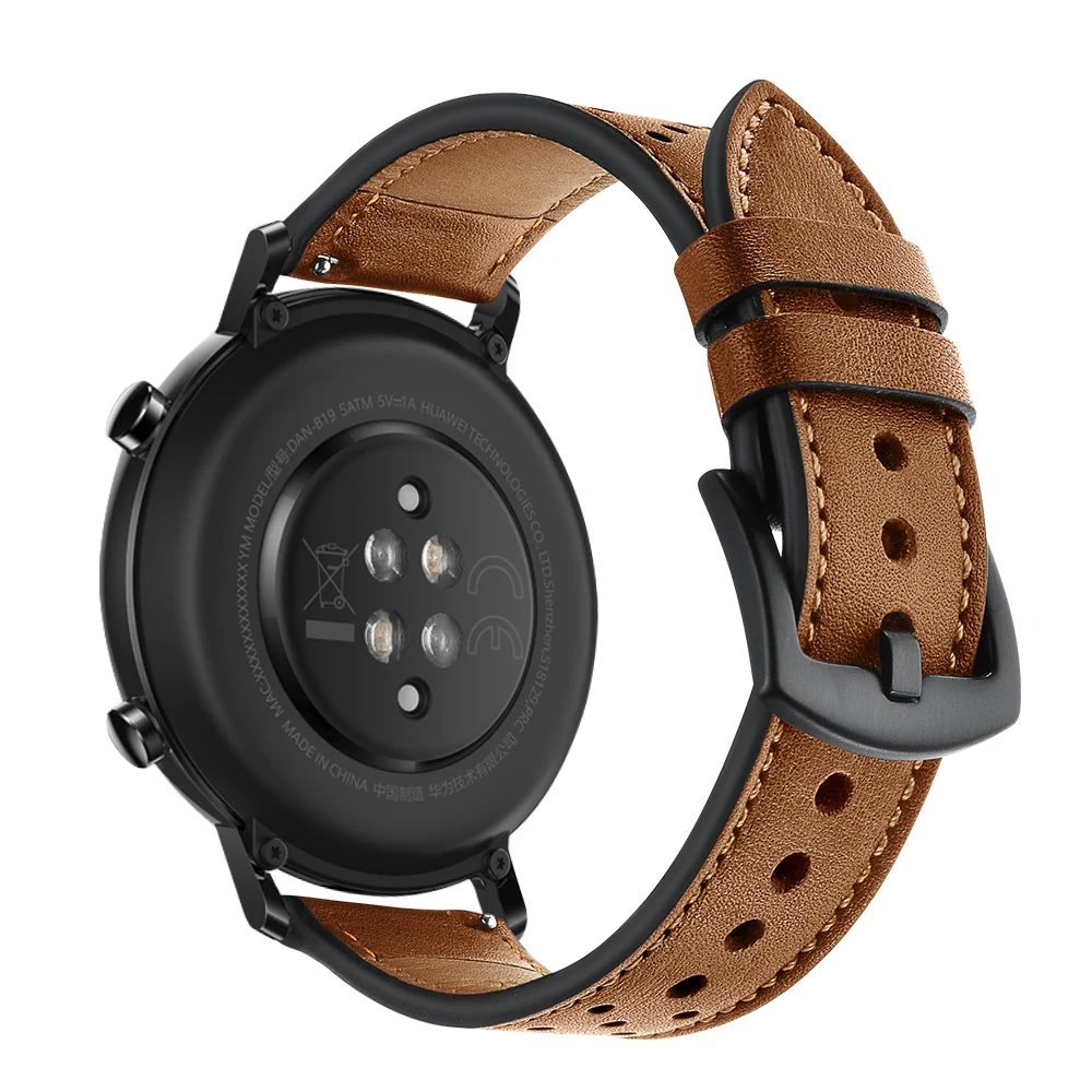 Кожаный ремешок для часов HUAWEI WATCH GT 2 46 мм HONOR Magic / MagicWatch Сменные аксессуары |