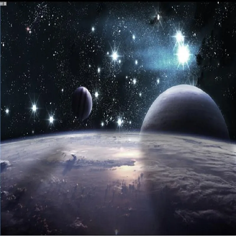 

Dropship Photo Wallpaper Cosmic Sky Ceiling Theme Large Mural Bedroom Sofa Bar KTV Background Wallpaper 3D Wallpaper