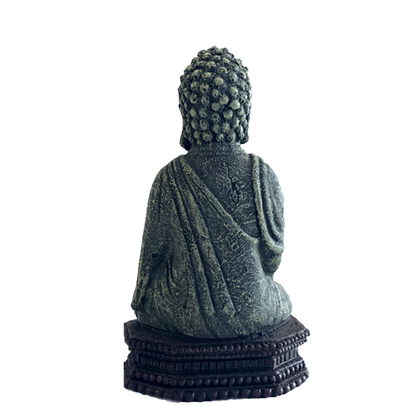 Аквариумный пейзаж имитация древней статуи Будды украшение аквариума украшения
