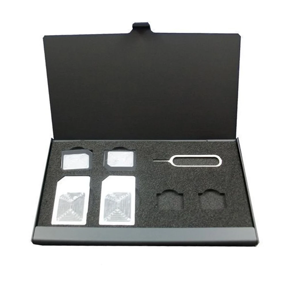 

Anti Scratch Aluminum Alloy Durable Portable Home Protective Accessories SIM Card Case Dustproof Shockproof For IphoneXR Xs Max