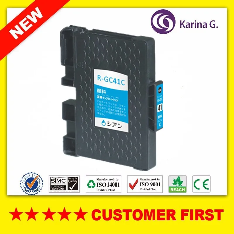 Пигментные чернила картридж совместимый для Ricoh GC41 Aficio SG 3110DNw 3110SFNw 3100SNw 2100N 3110DN 7100DN