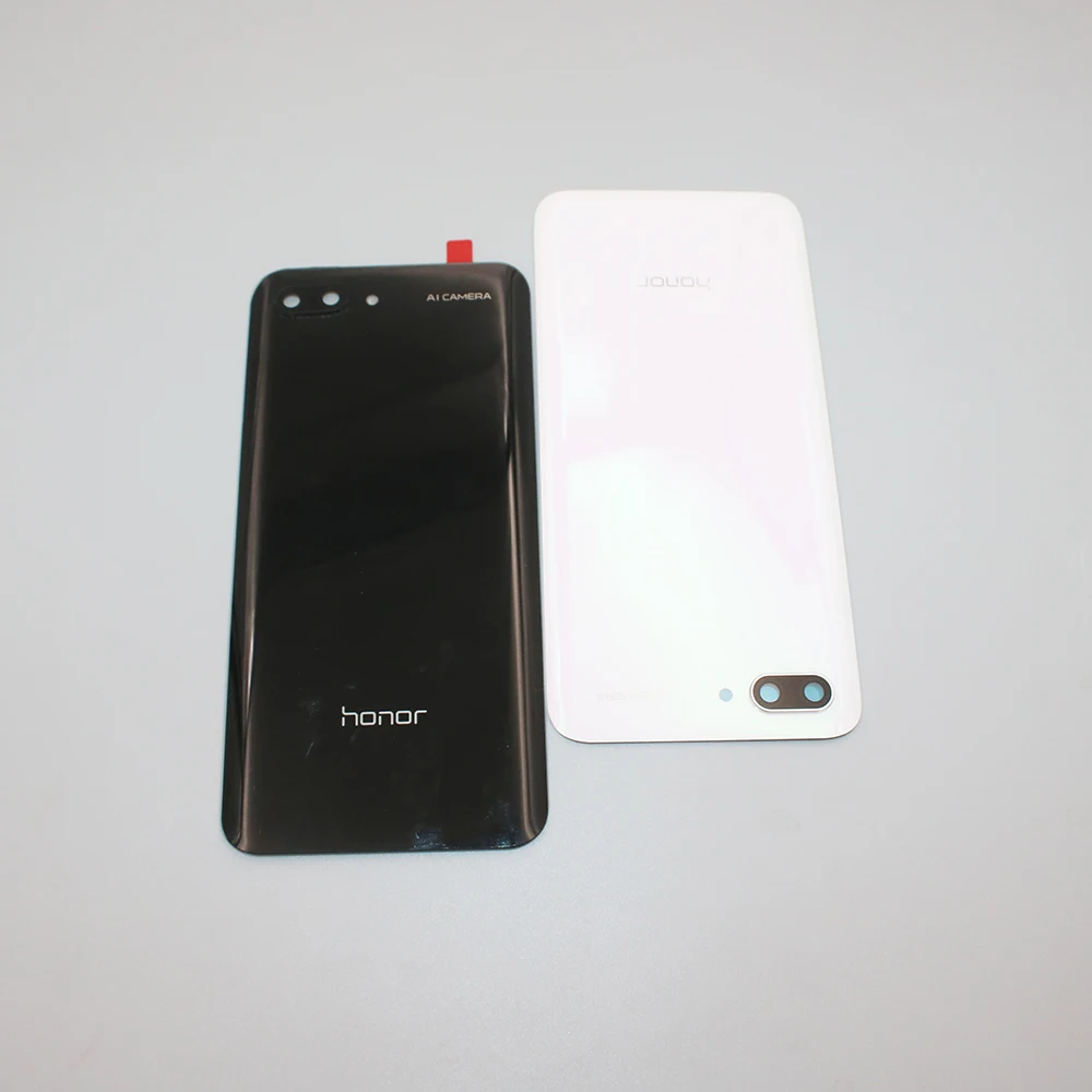 original for huawei honor 10 back battery cover real glass housing panel case honor 10 col l29 mobile phone parts camera lens free global shipping