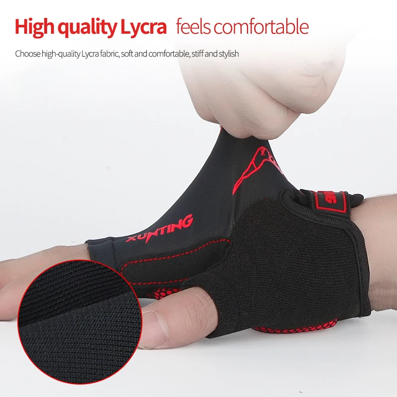 Xunting велосипедные перчатки на пол пальца мужские Для женщин летний велосипед