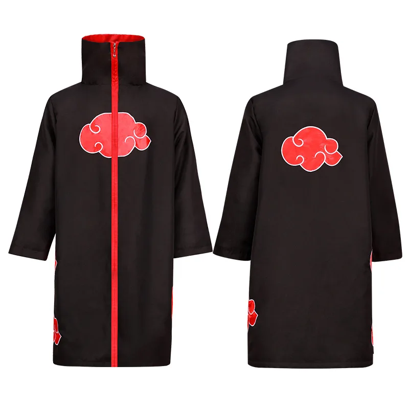 Аниме халат Плащ накидка косплей костюм одежда с капюшоном красное облако