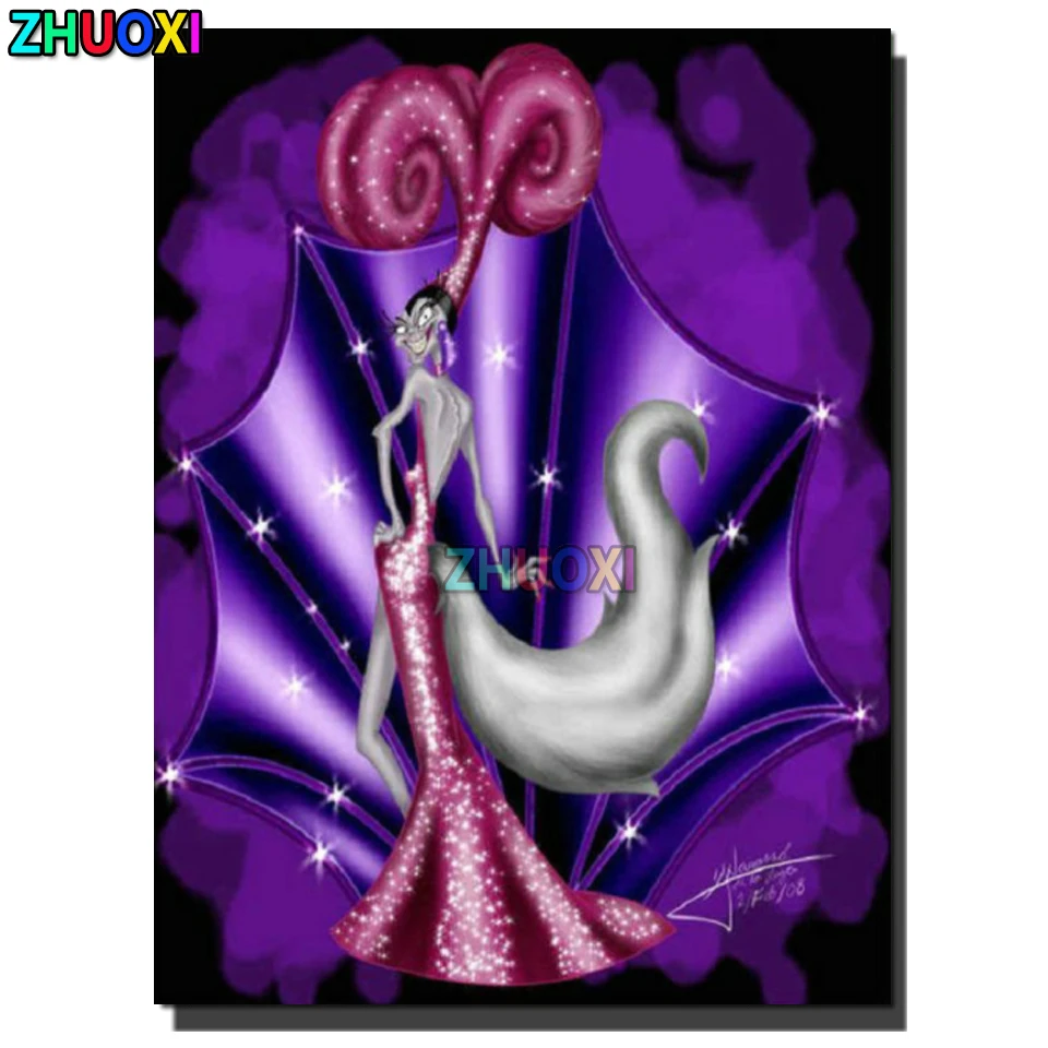 

DIY Diamond painting Fantasy forest cartoon elves and small animals Diamond Embroidery mosaic gifts for new year 2022 Christmas