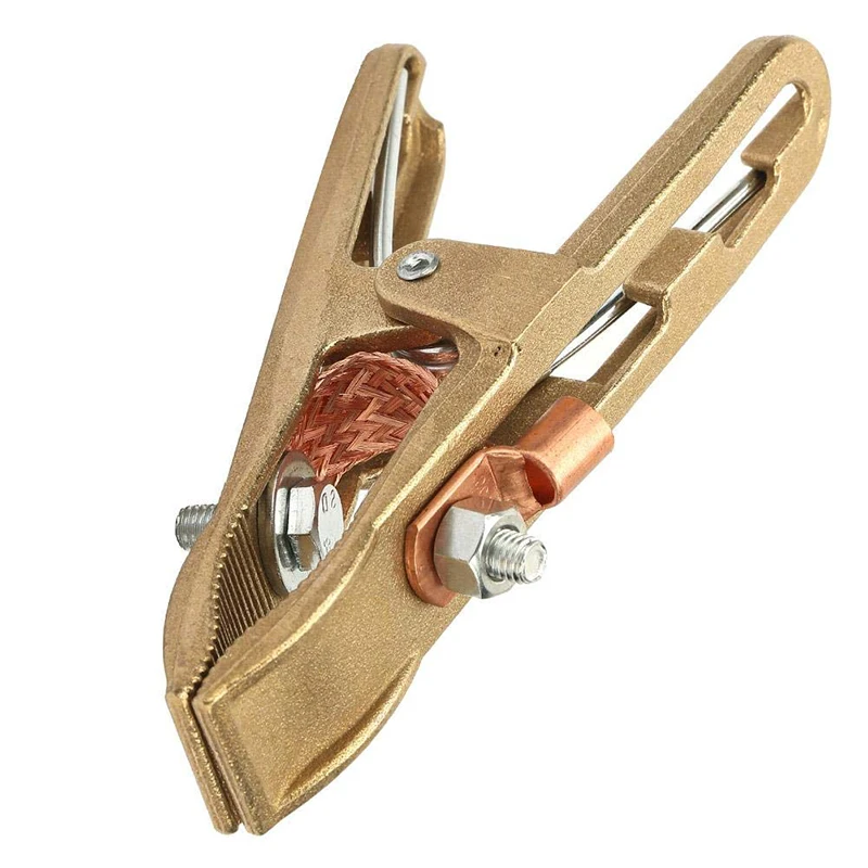 

500A Brass A-Shape Ground Welding Earth Clamp Welder Earth Ground Cable Copper Grip Clip Clamp for Welding Machine