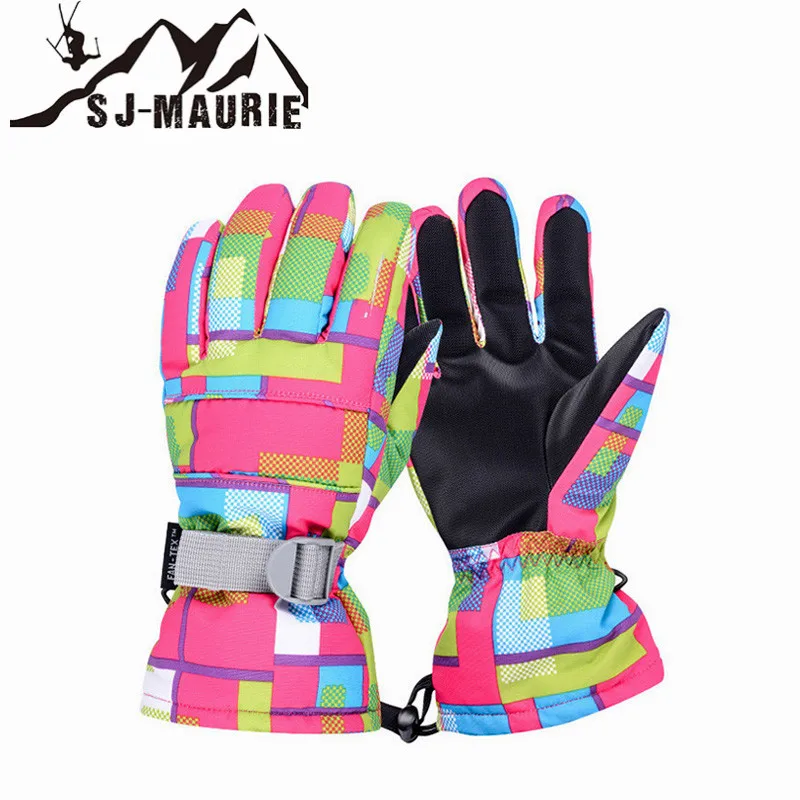 Зимние профессиональные женские лыжные перчатки для взрослых водонепроницаемые