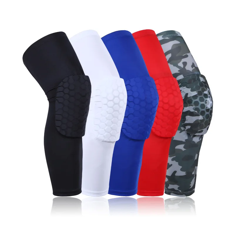 

A Pair Stretchy Long Unisex Men Women Kids Boy Girls Universal Outdoor Sports Safety Protective Basketball Badminton Knee Pads