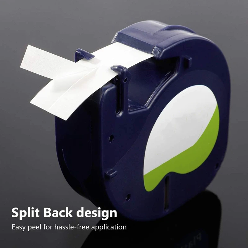 5 шт. совместимая Лента Замена для DYMO Letratag черная и белая самоклеящаяся Бумага LT