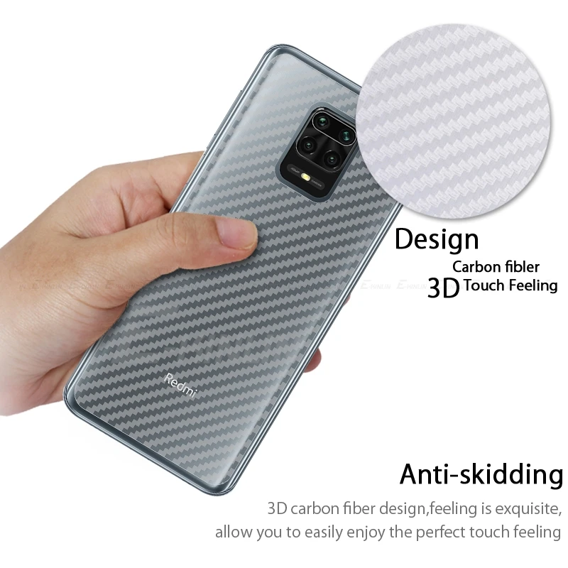 5 шт. Защитная пленка для задней панели из углеродного волокна Xiaomi Mi 10S 11i 10i 11 10T 9T 8
