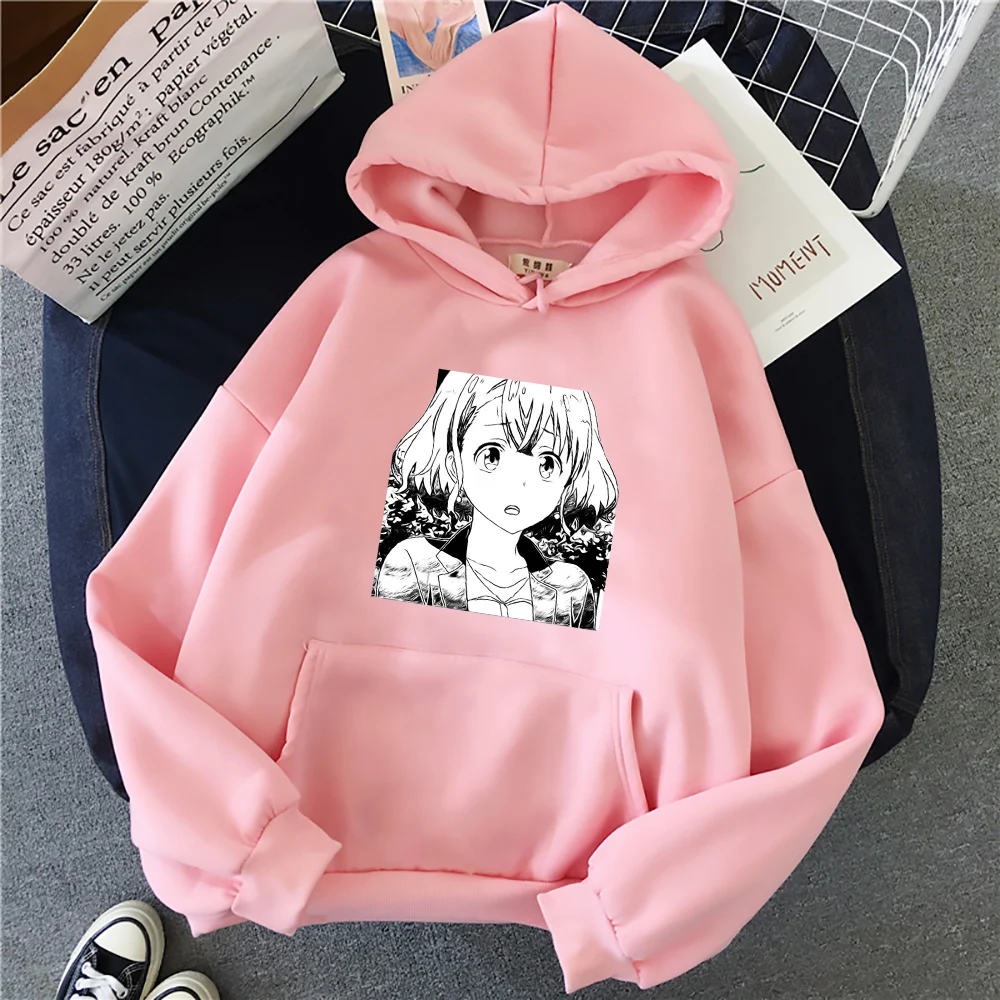 

Harajuku HIGEHIRO Hoodie Sweatshirts Ladies Warm Ogiwara Sayu Print Gothic Streetwear Punk Women y2k Hoody Fashionable Casual