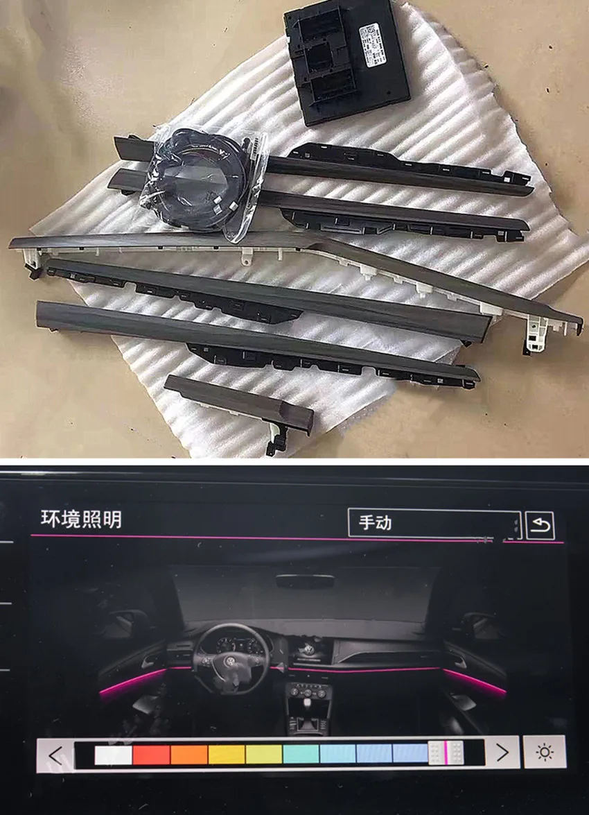 30 цветов чешское стекло 10 светодиодный окружающей среды светильник обивки двери