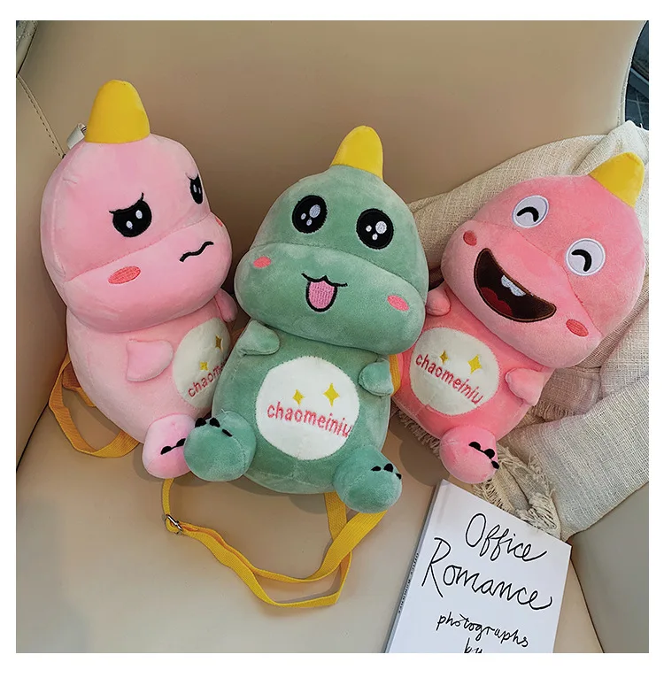 Горячая динозавр Плюшевый Рюкзак Kawaii Динозавр мир плюшевые животные сумка на плечо милые дети портмоне плюшевые игрушки подарок на год
