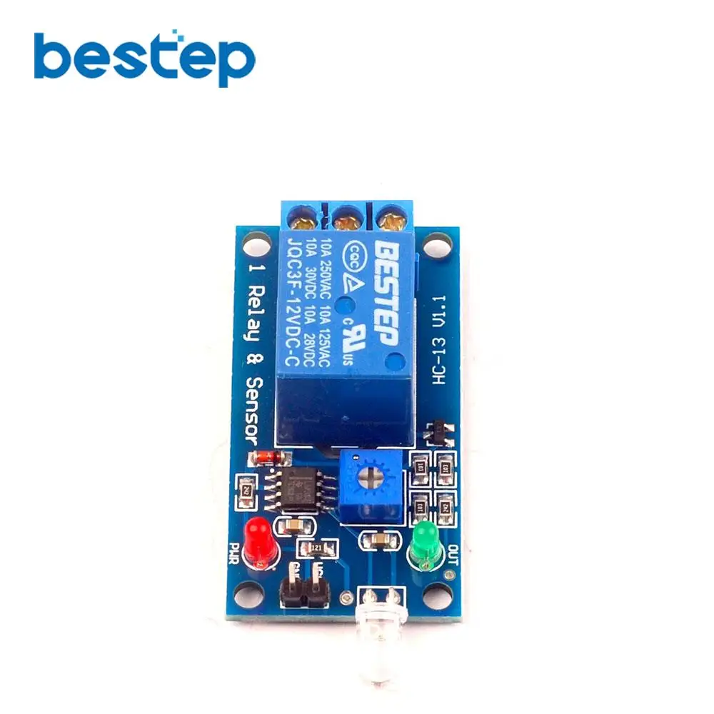 1 канальный модуль фотодиода постоянного тока 12 В релейный оптический