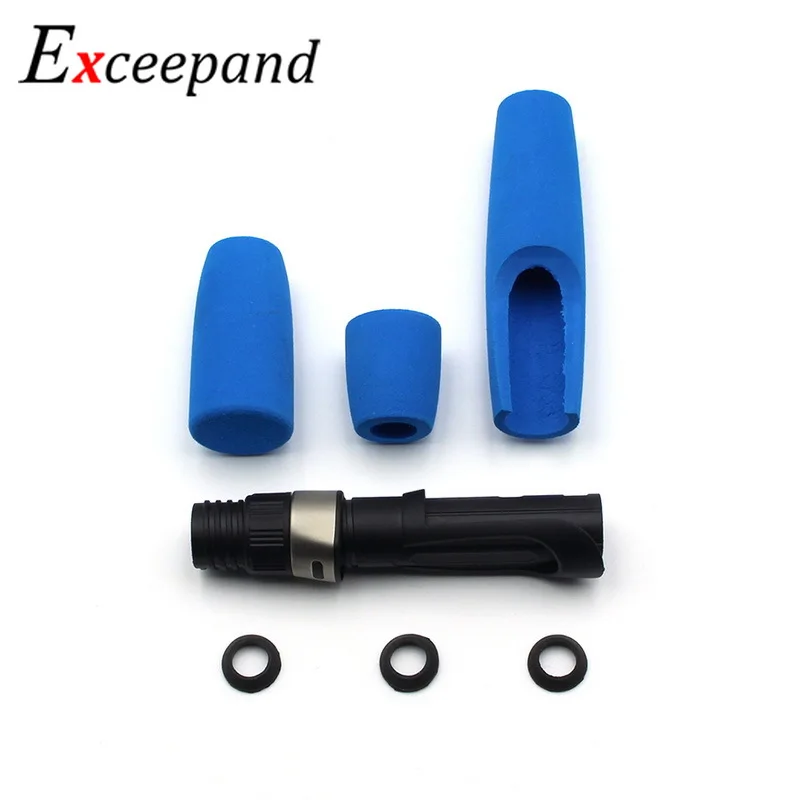 Синяя эва спиннинговая ручка для рыболовной удочки сплит стержень строительный