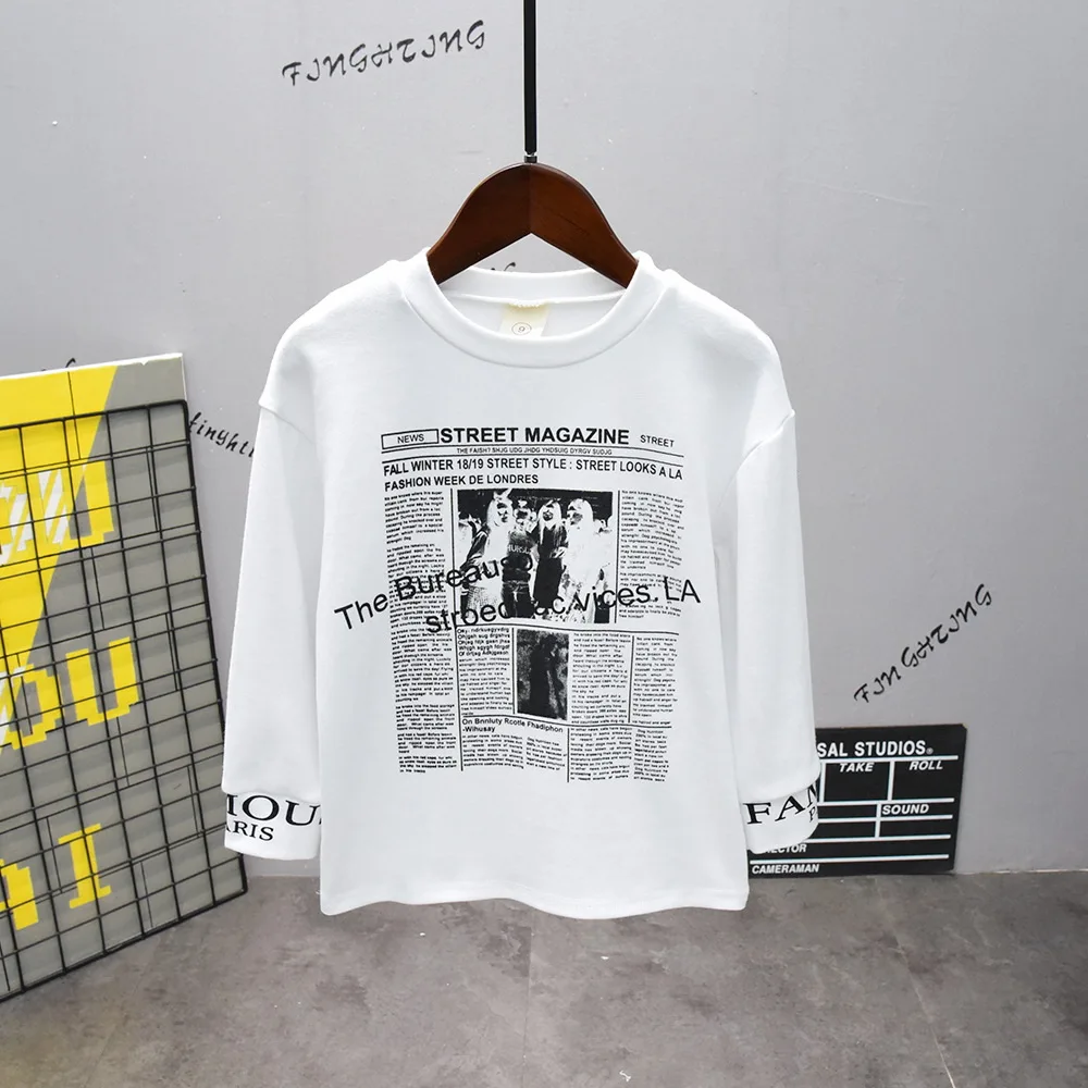 

Детская футболка с длинными рукавами хлопковые футболки для мальчиков и девочек детская футболка футболки на весну и осень