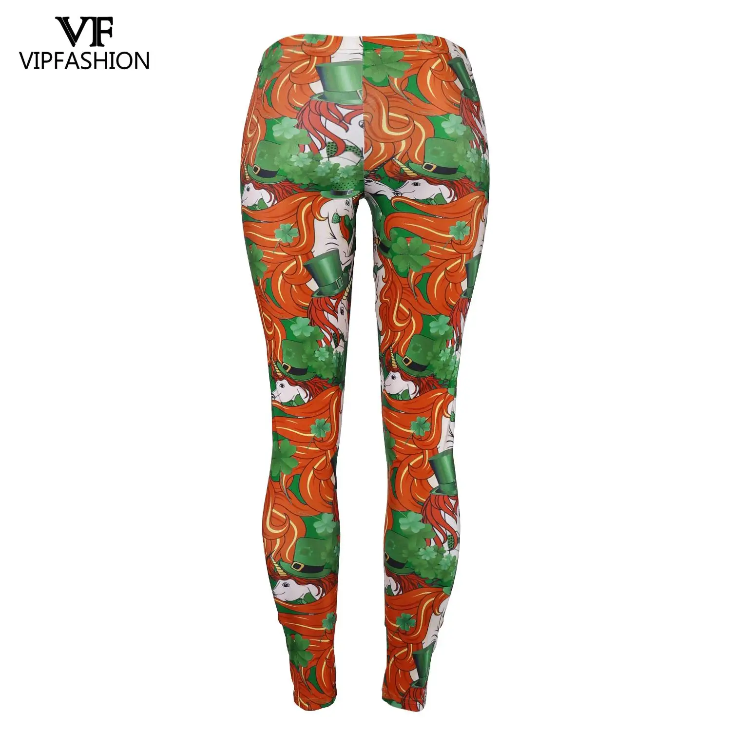 Модные леггинсы VIP со счастливым клевером на День Святого Патрика тренировочные