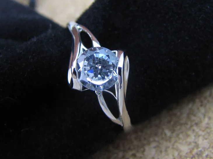 Новинка рождественский подарок классическое обручальное кольцо из натурального