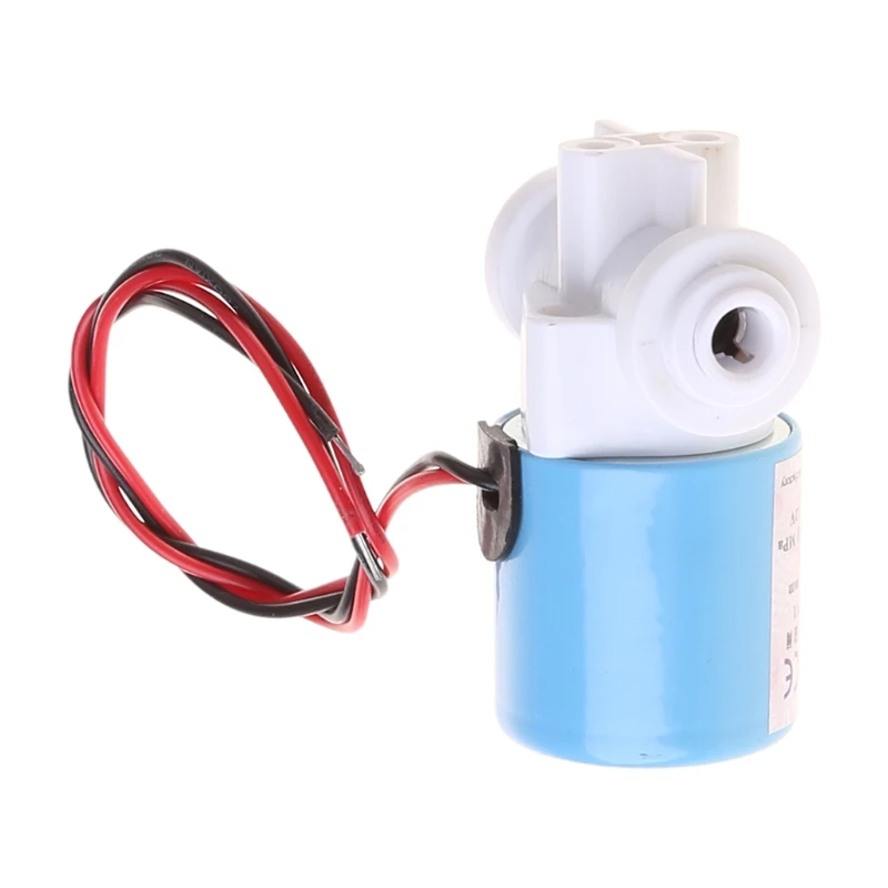 

Соленоидный клапан G1/4 ", пластиковый нормально закрытый 2-сторонний 12 В постоянного тока 0-120PSI 0-0,8 МПа, комплект P9JE