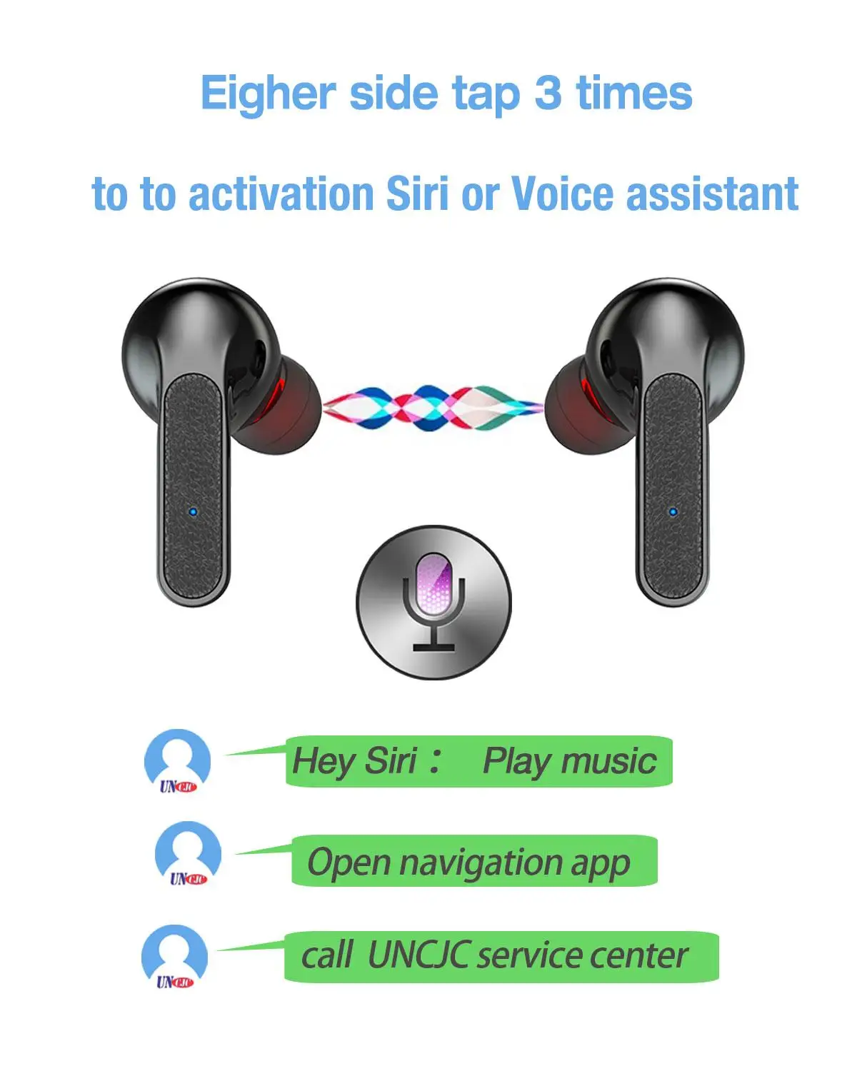 Bluetooth наушники беспроводные tws гарнитура в ухо наушник сенсорное управление