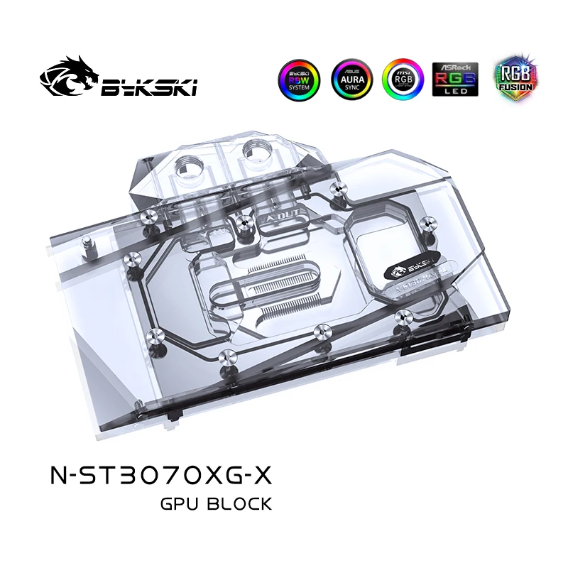 Bykski водяного блок Применение для ZOTAC RTX3060Ti /RTX3070 X GAMING OC 8G /RTX 3070 двойной край GPU