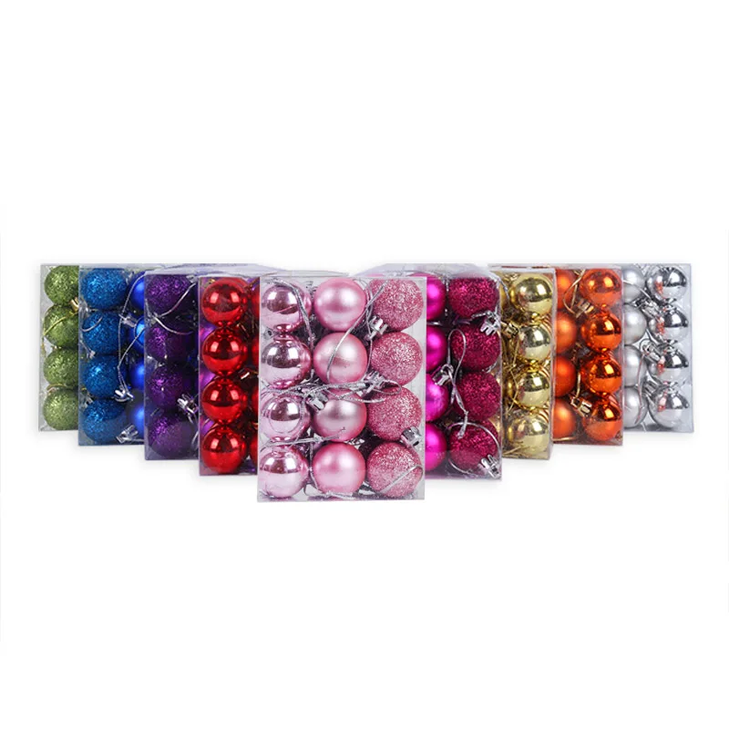 Christmas Tree Decor 24pcs Ball Decorations for Home Xmas Navidad Hanging Balls Natal Pendant Kerst Noel | Дом и сад