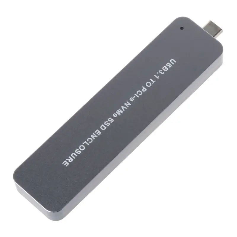 

2021 New Enclosure HDD Case M.2 PCIE NVMe SSD to USB 3.1 Type-C Converter HDD Box Adapter Enclosure Case For M Key M2 SSD
