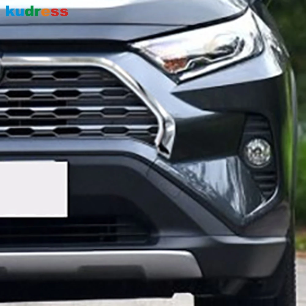 Для Toyota RAV4 ограниченное LE XLE Гибридный 2019 2020 Caron волокна верхняя Передняя решетка