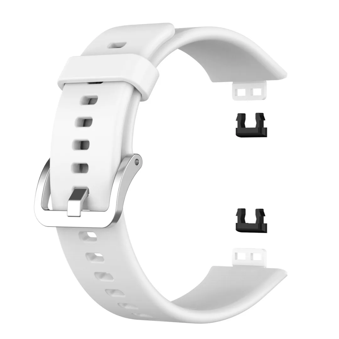 

14 Colors Silicone Strap For HUAWEI Watch Fit Sport Watchbands Breathable Adjustable Wrist Band With Tool For Huawei Smart Watch