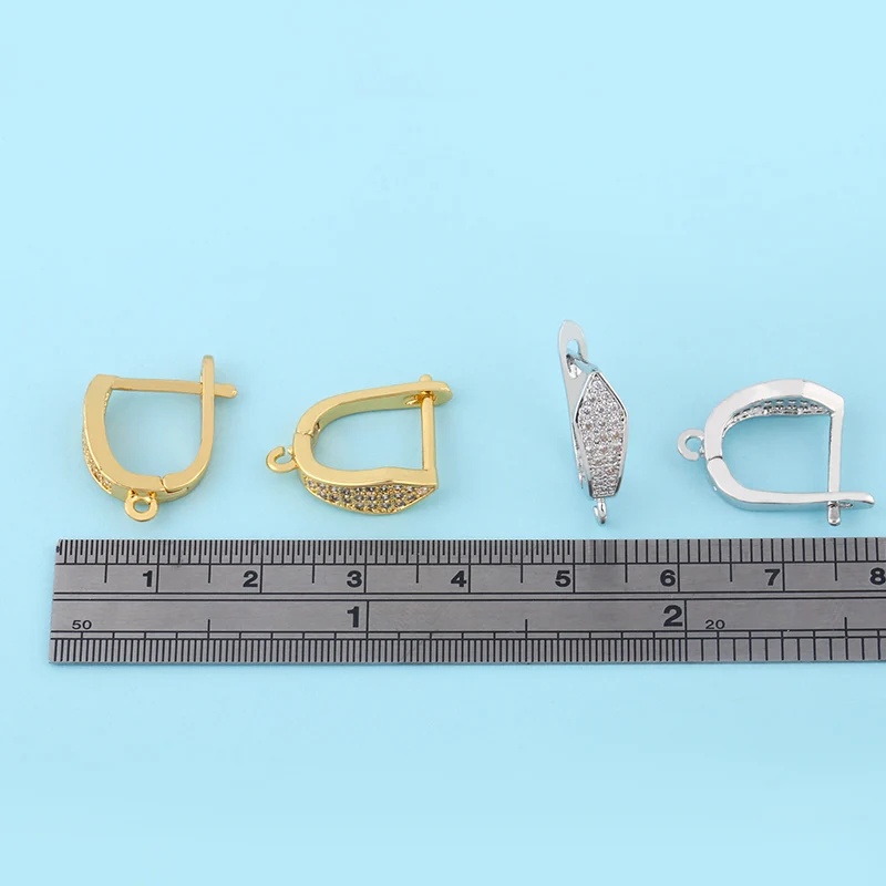 OCESRIO латунные серебряные серьги крючки аксессуары хрустальные серьги-гвоздики