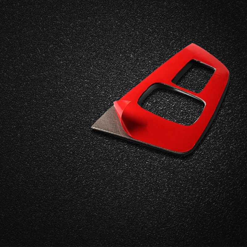 

Carbon Fiber Car Window Lifter Control Frame Window Switch Decor Armrest Panel Refit Stickers for BMW G30 5 series Accessories