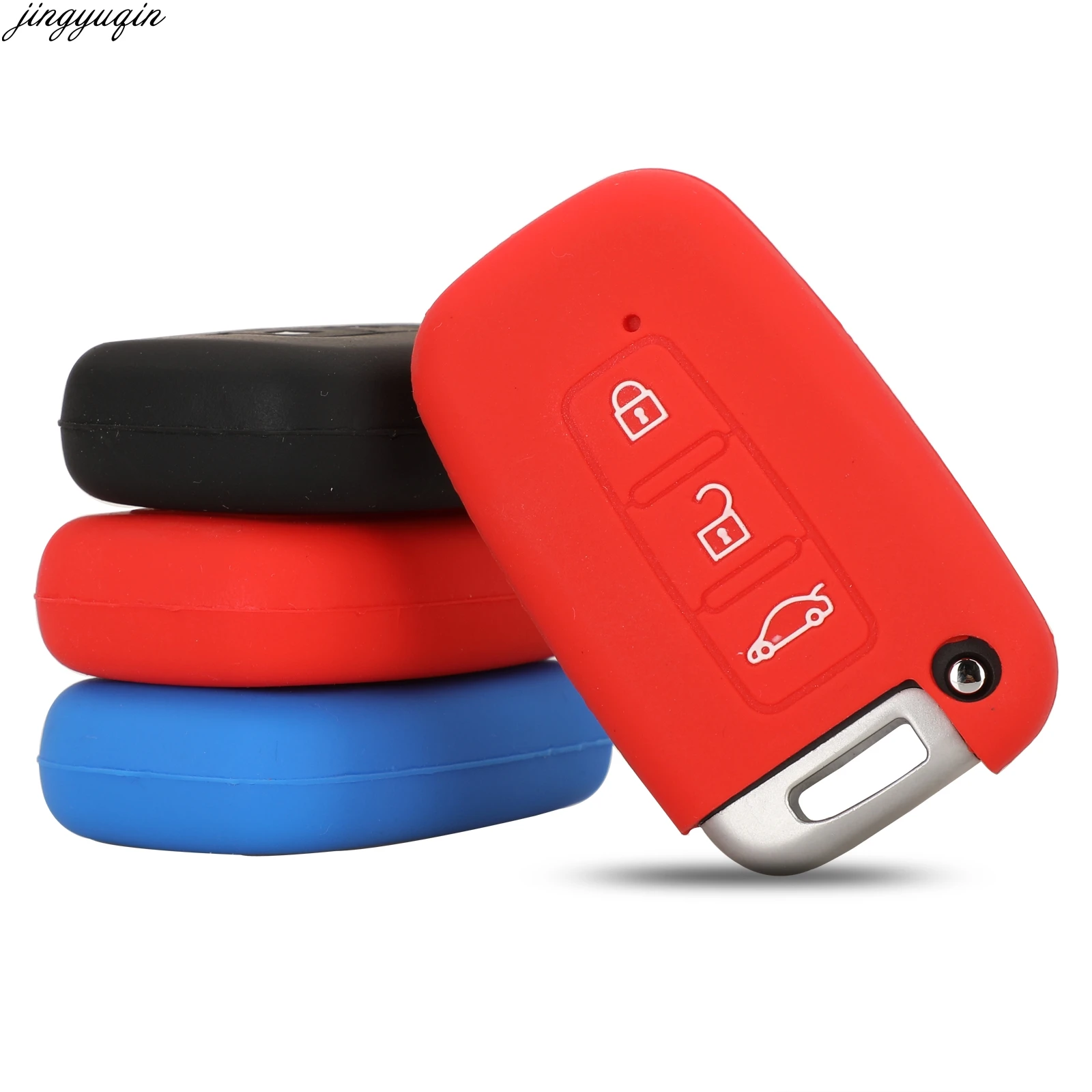 Пульт дистанционного управления 3 кнопки Чехол для автомобильного смарт ключа