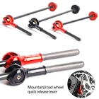 Титановые шпажки QR для горных велосипедов, быстросъемный шпаг для 100135 мм MTB 100130 мм дорожного велосипеда