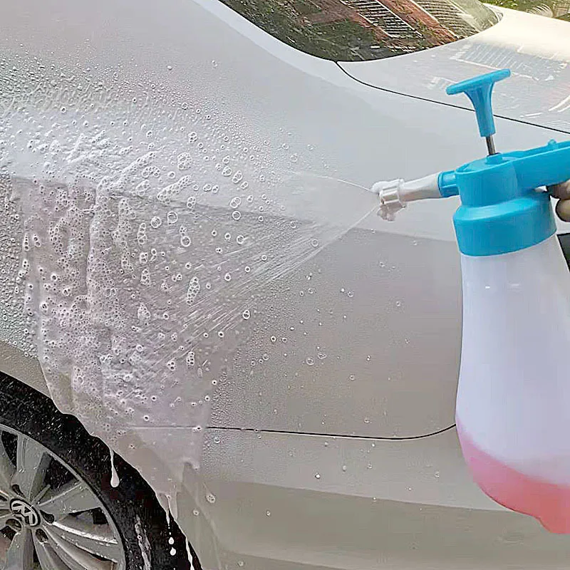 Car Auto Washer Hand Pressure Pump Sprayer Bottle Pressurized Spray Bottle Glass Cleaner Cleaning Gloves Sprayer Window Washing