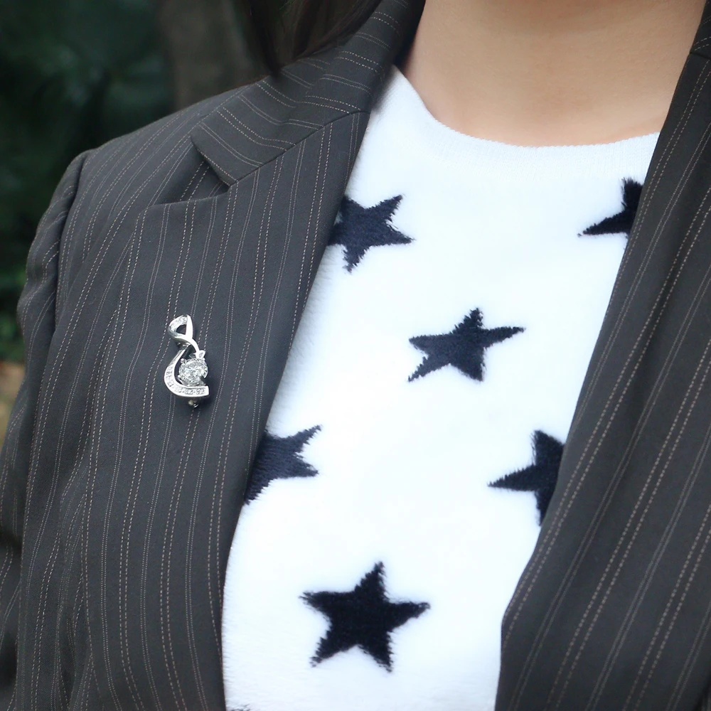 Модные стильные броши из стерлингового серебра 925 пробы Винтажные Украшения