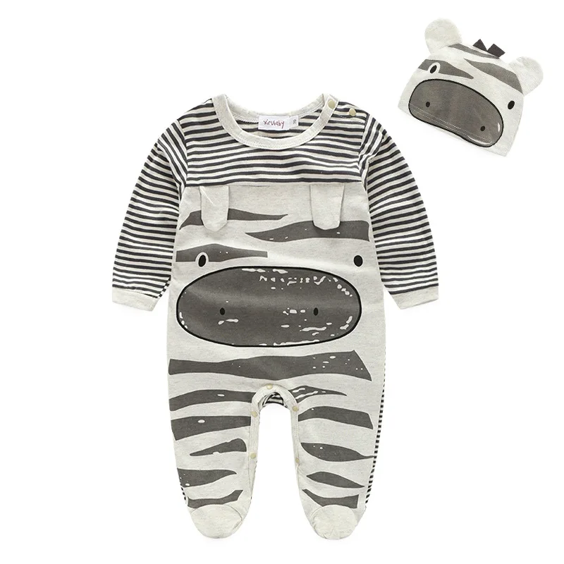 Одежда для малышей Сезон весна-осень Комбинезон + шапка 2/шт раздел-костюмы