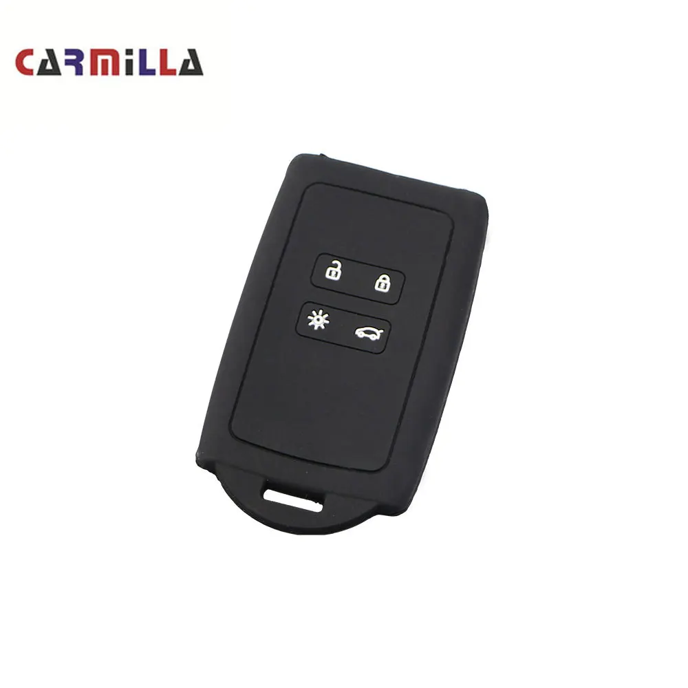 Силиконовый чехол для автомобильных ключей Carmilla Renault KOLEOS Kadjar Espace 2016 2020 Аксессуары
