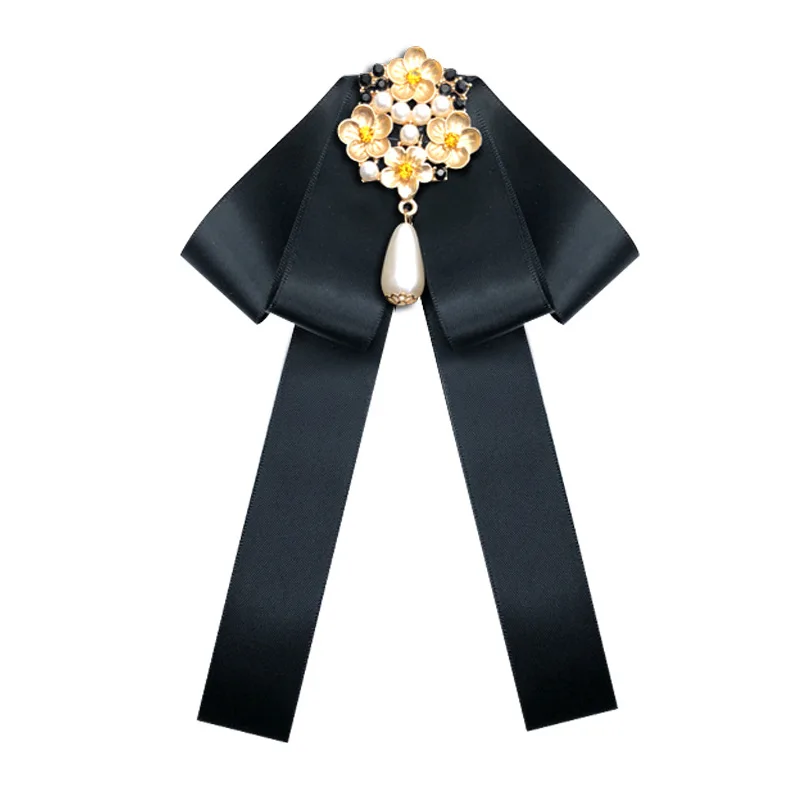 Модная женская брошь в виде цветка с жемчугом i-Remiel британском стиле винтажная