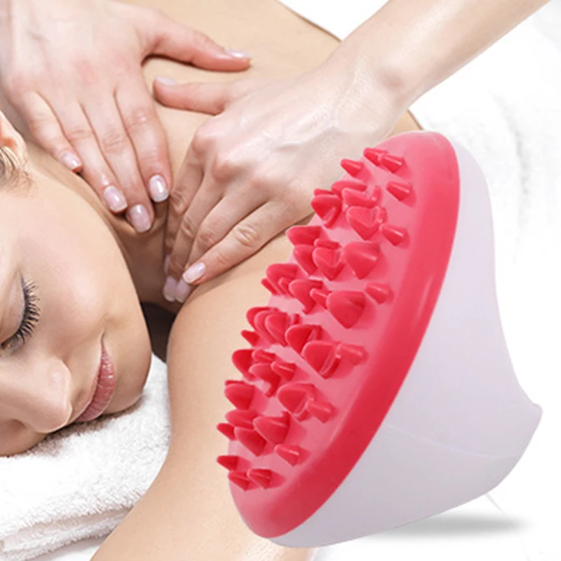 Массажная щетка для чистки круглого тела массажер похудения Чистая ванны мытья