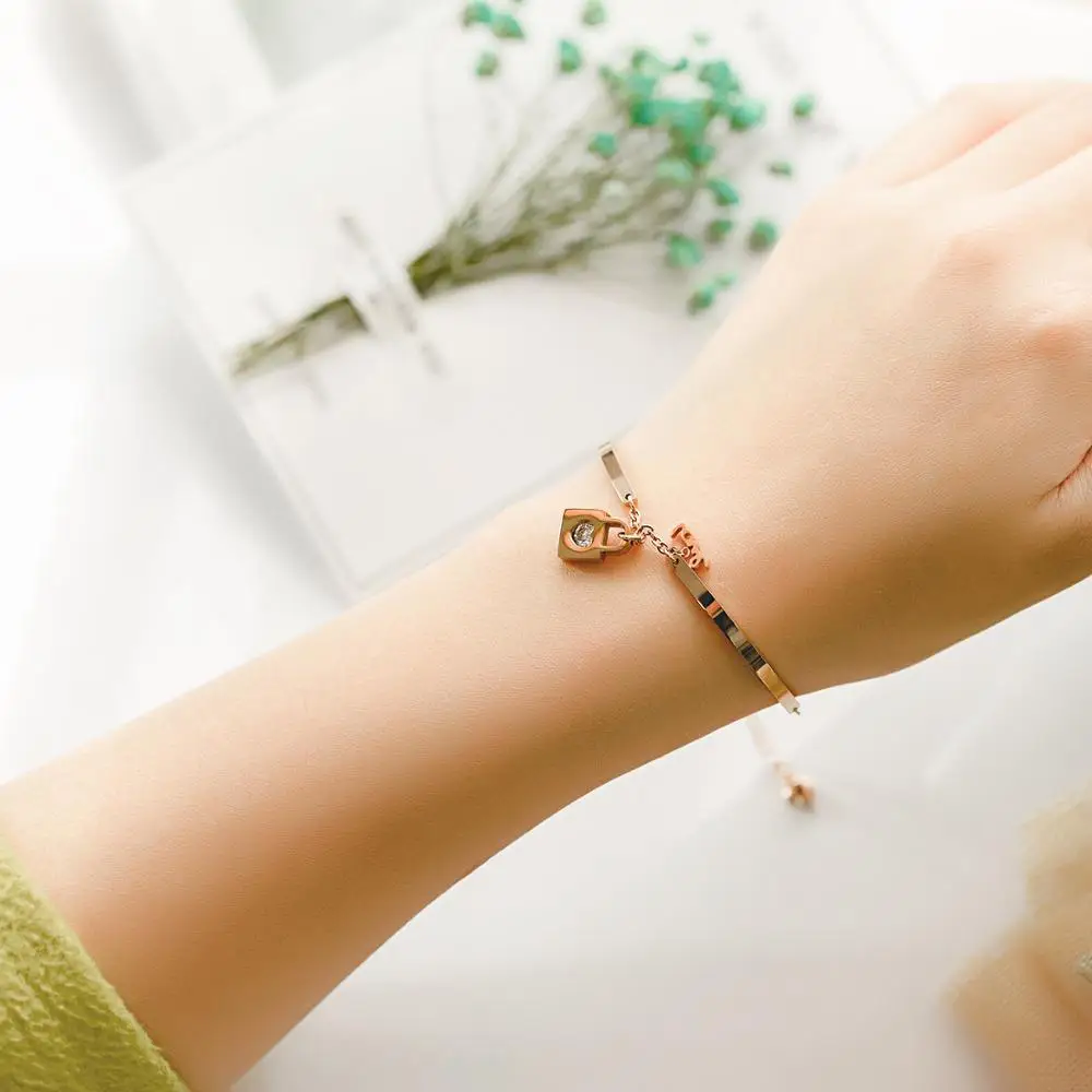 Брендовый модный браслет Корейская версия с простым индивидуальным браслетом love
