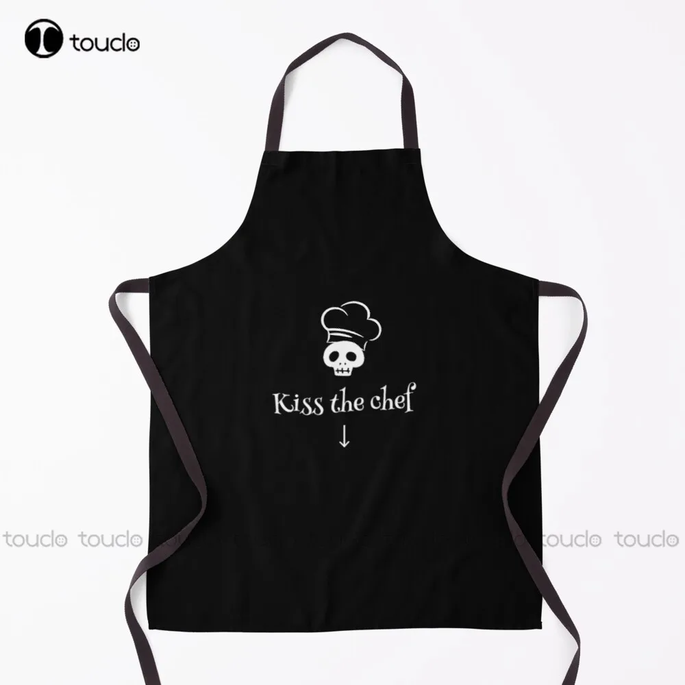 

Kiss The Chef Funny Kiss The Chef Cook Cooker Apron Chef Aprons For Women Men Unisex Adult Garden Kitchen Apron
